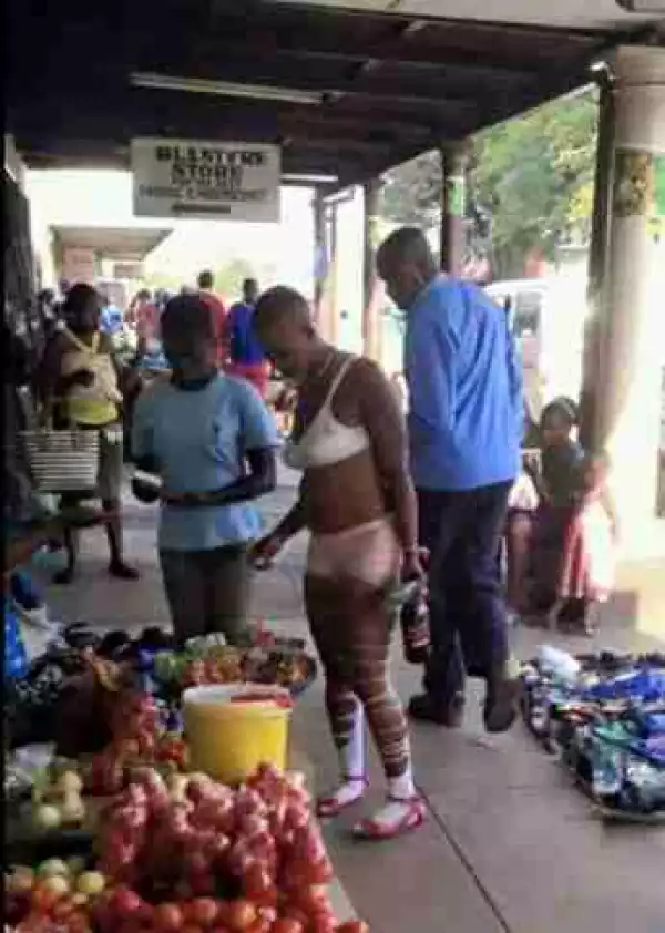 Whose Girlfriend Is This? See What This Lady Wore To The Market That Got People Talking (Photo)